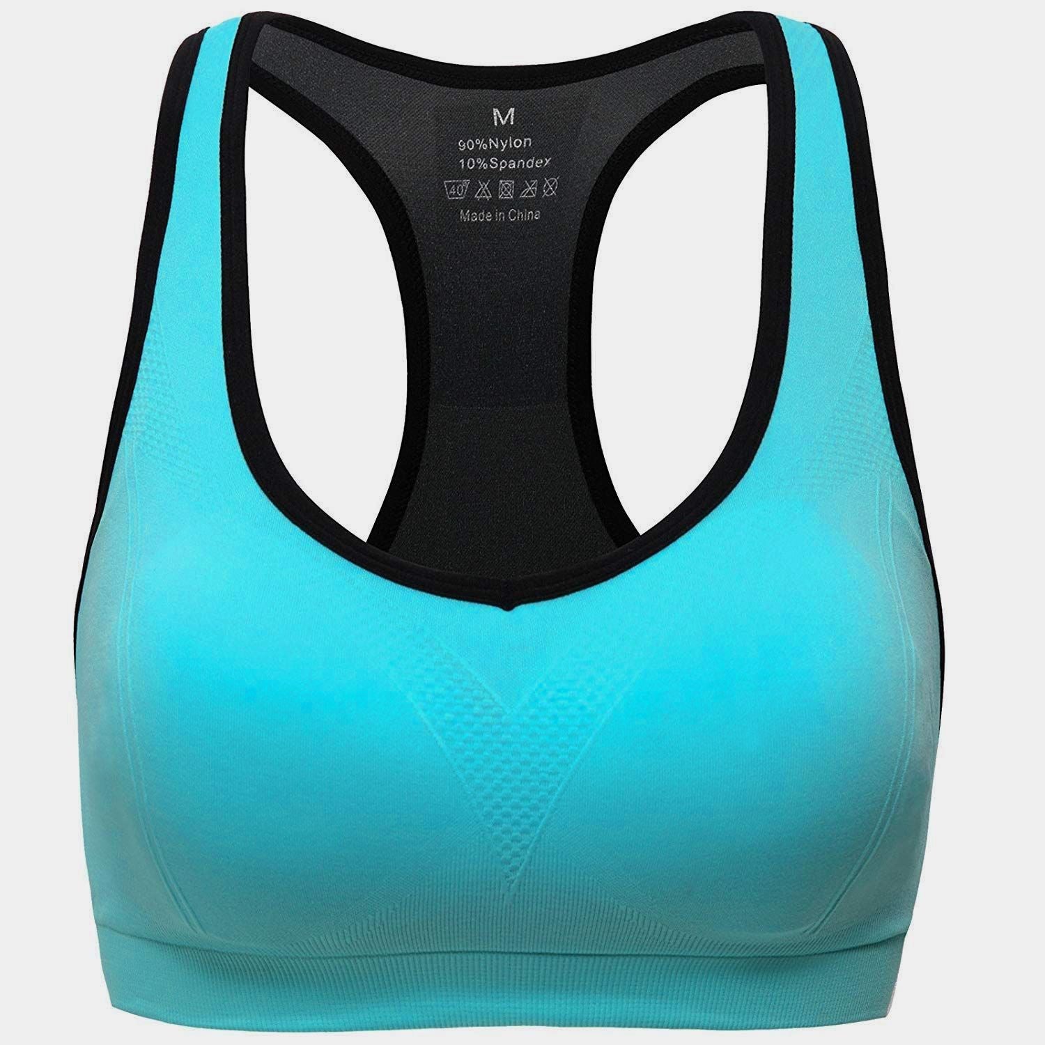 JupiterGear Women’s Stylish Racerback Athletic Sports Bra | Padded