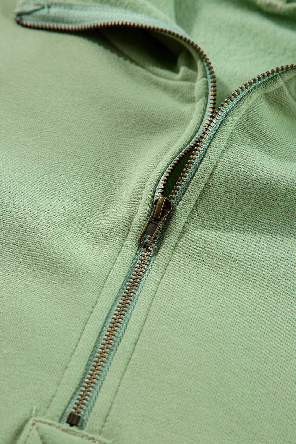 Premium Kate Fleece Lined Half Zipper Hoodie with Kangaroo Pockets