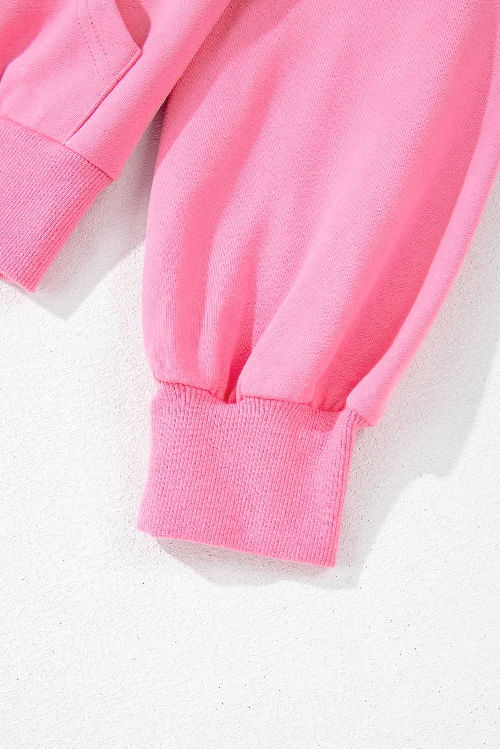 Cozy bonbon zip-up sweatshirt