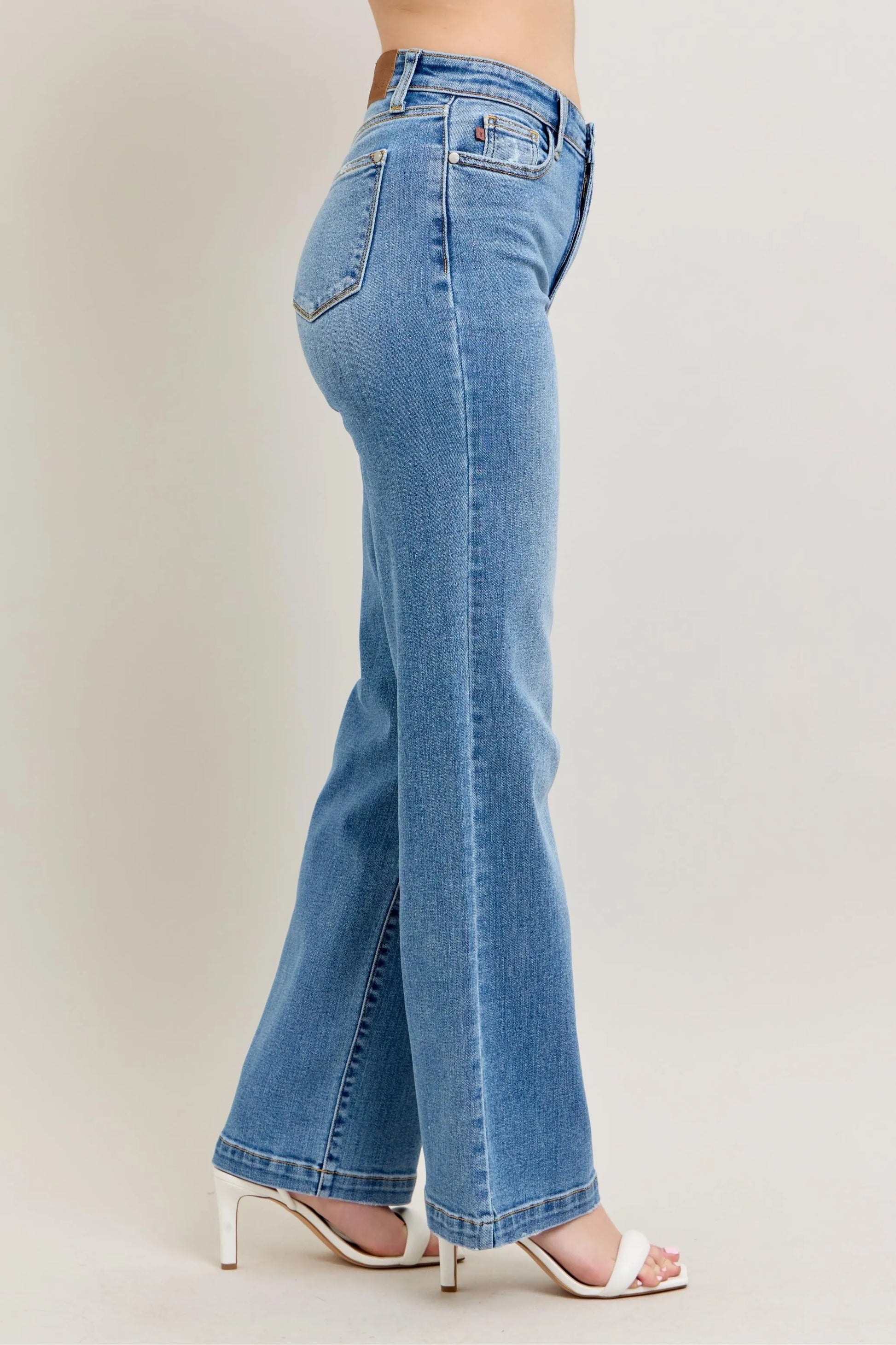 High Waist Straight Jeans