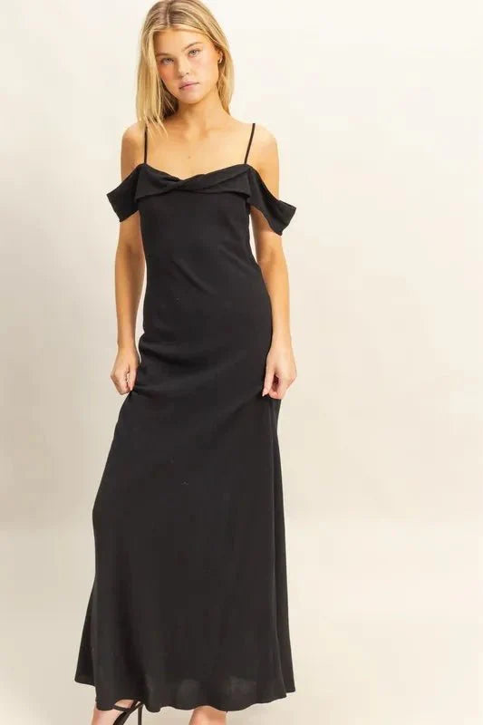 HYFVE Flattering Fit Cami Maxi Dress for Elegant Style