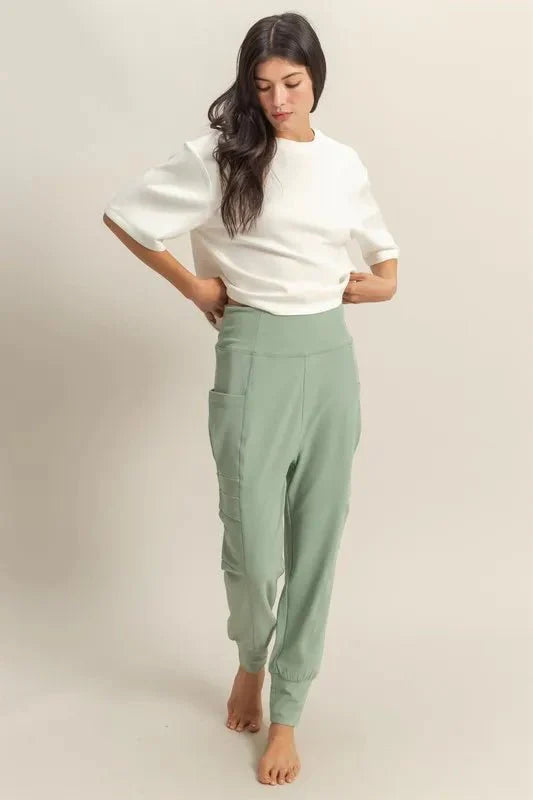 HYFVE High-Waist Pocket Detail Comfy Sweatpants for Women