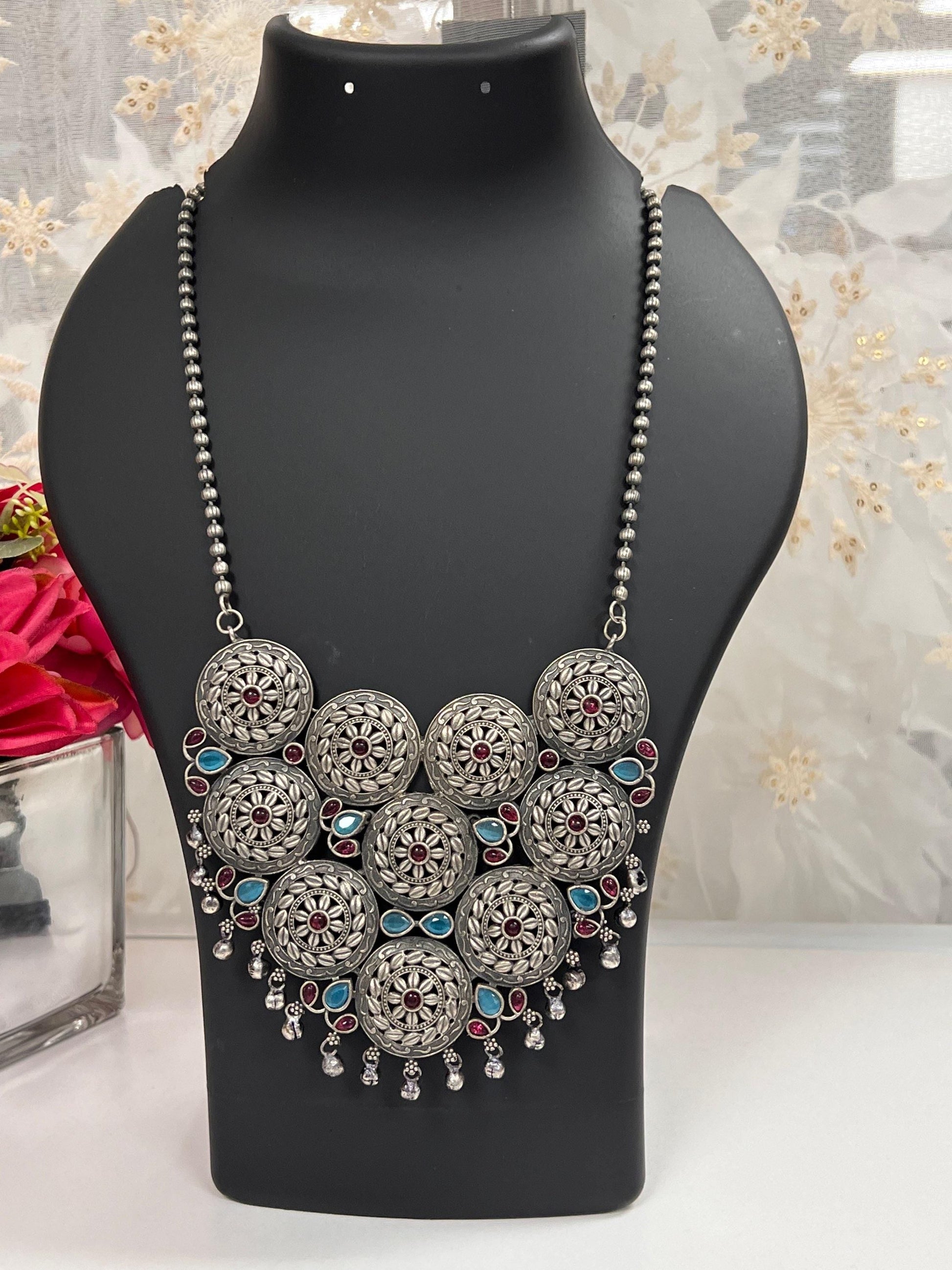 Banjara necklace  | oxidized silver jewelry