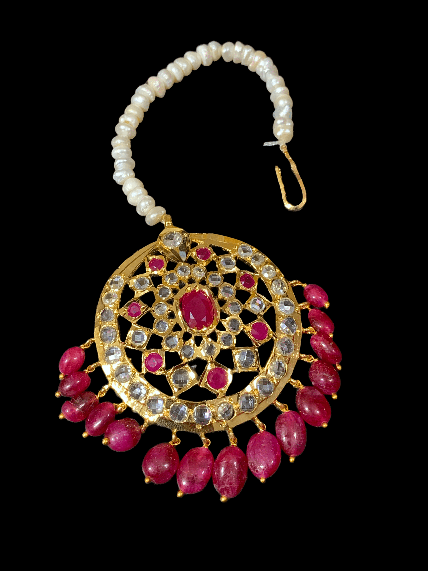 DJTK9 Zeba tika in rubies ( READY TO SHIP )