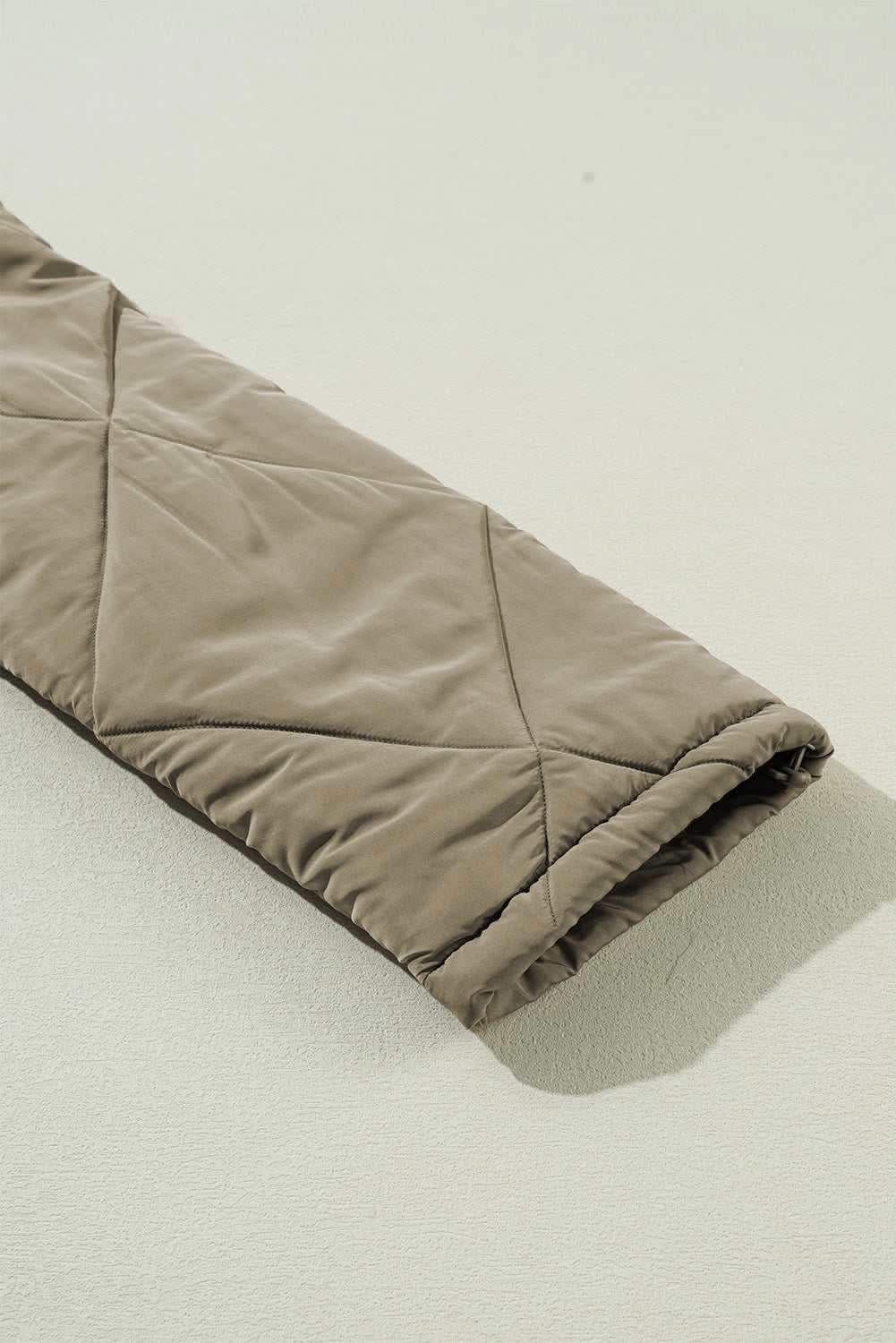 Cozy jungle green puffer jacket