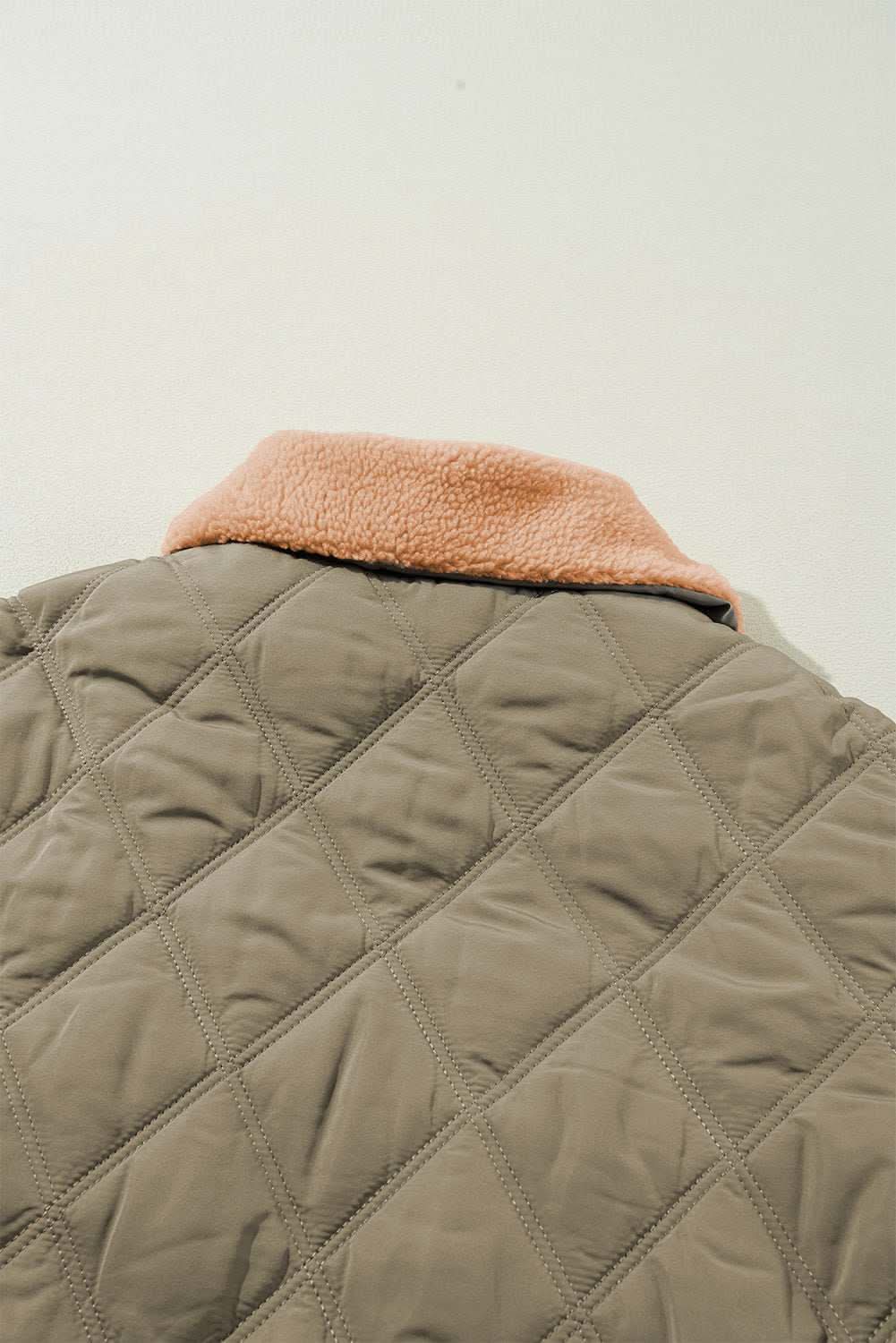 Cozy jungle green puffer jacket