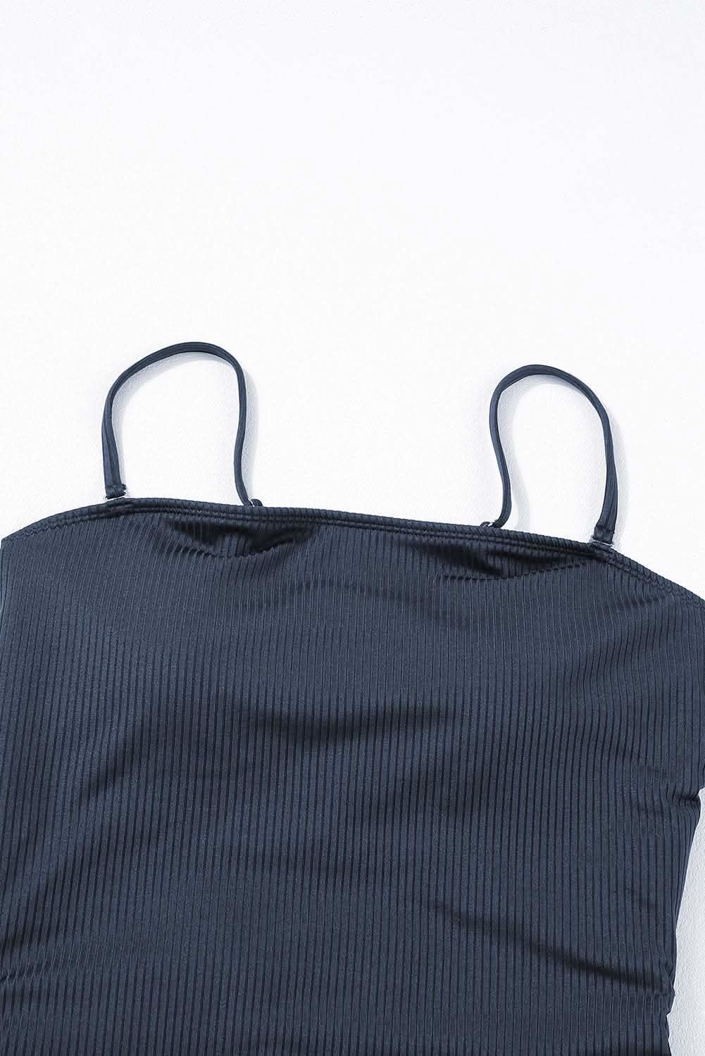 Navy blue adjustable monokini