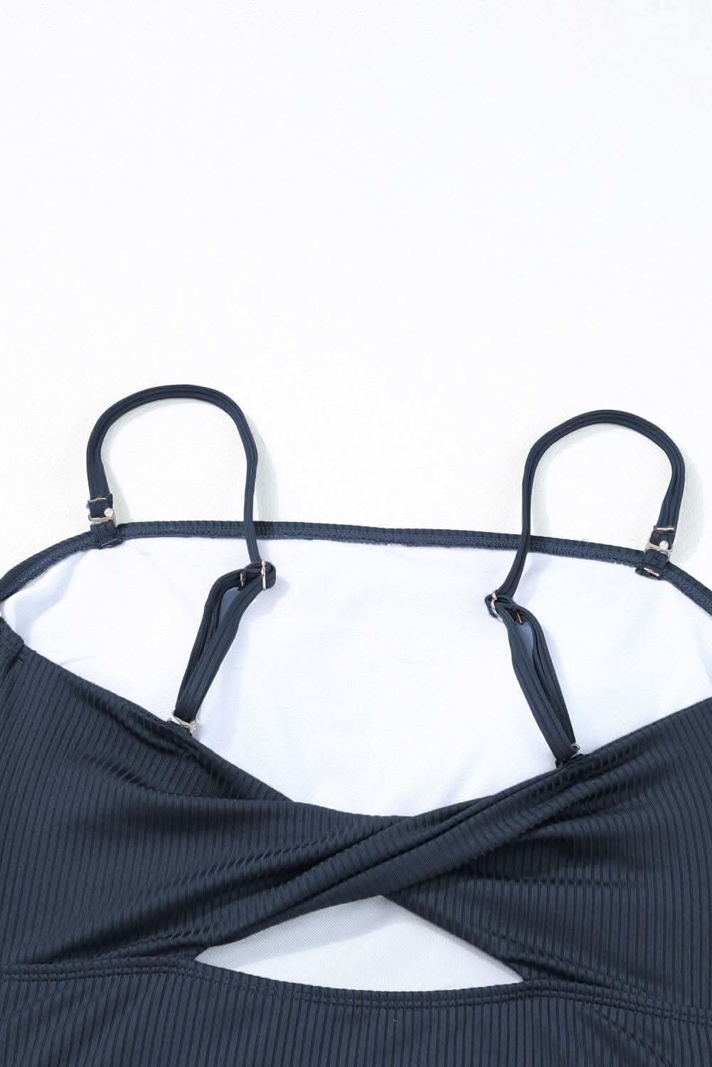 Navy blue adjustable monokini