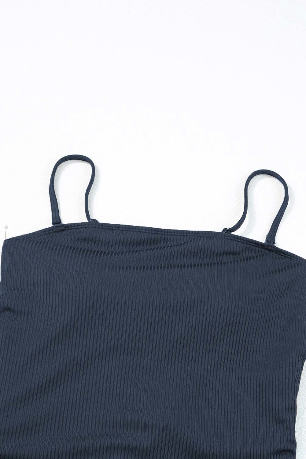 Navy blue adjustable monokini