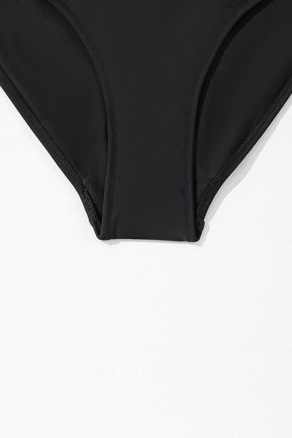 Chic rose red cutout monokini