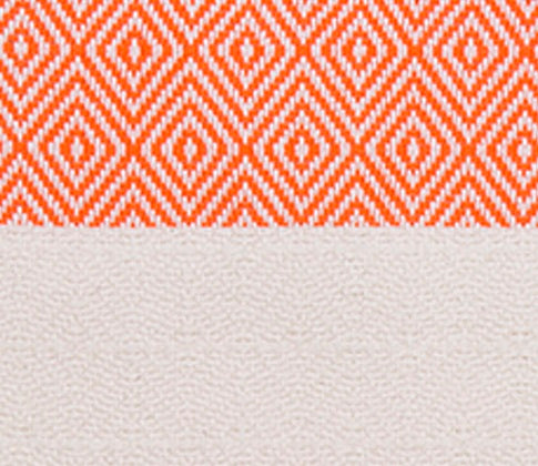 Venice Orange Turkish Towel 100 Percent Cotton 40 Inch by 70 Inch Quick Dry Sand Resistant Eco Friendly Beach Bath Blanket