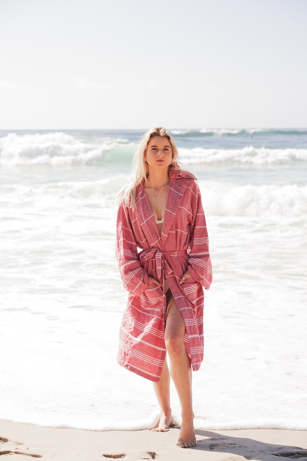 Monaco Turkish Bathrobe Made from 100 Percent Natural Turkish Cotton in S/M L/XL and XXL Sizes