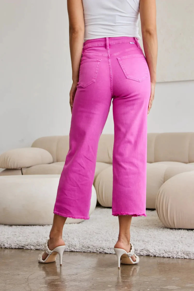 RFM Crop Chloe Full Size Tummy Control High Waist Jeans