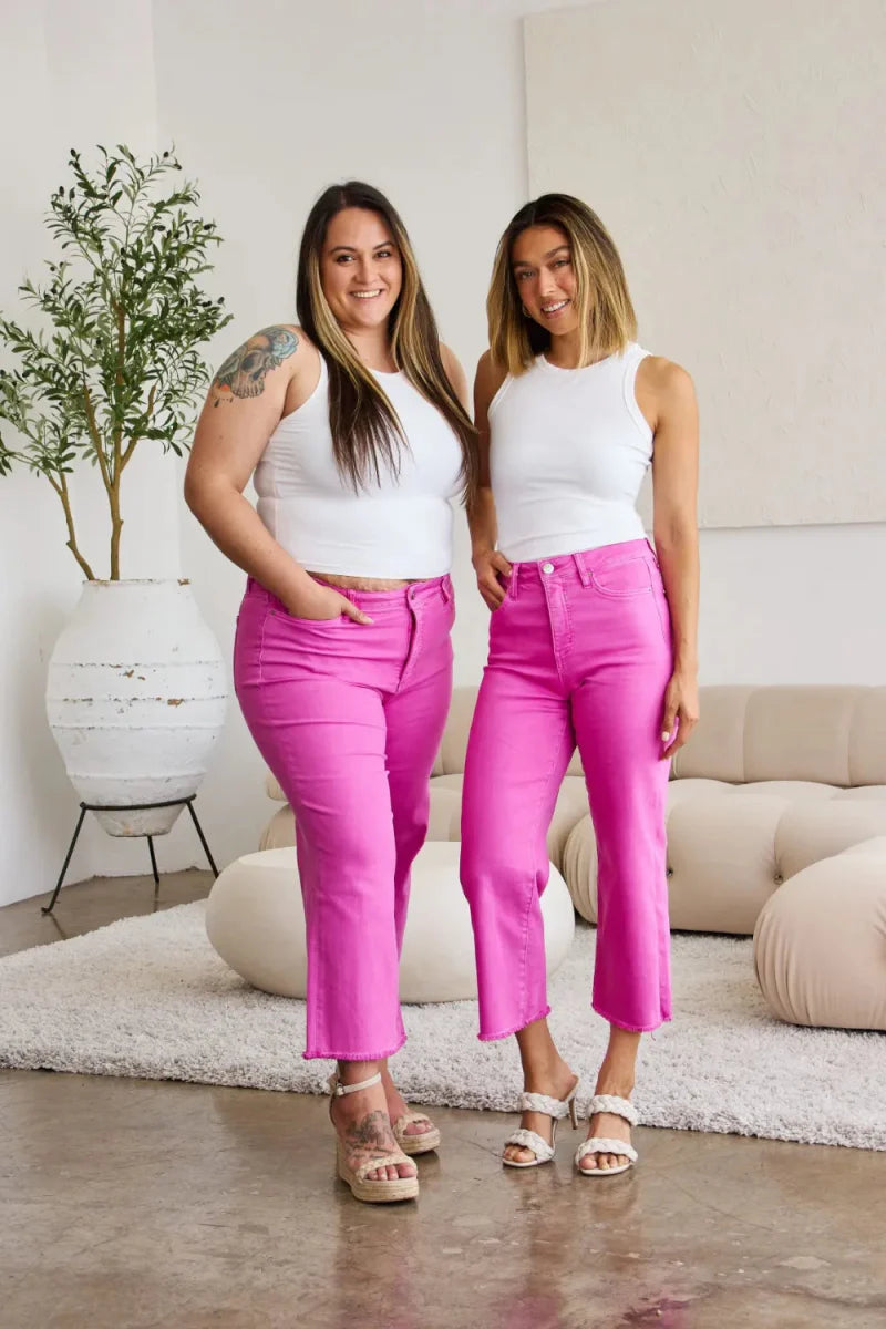 RFM Crop Chloe Full Size Tummy Control High Waist Jeans