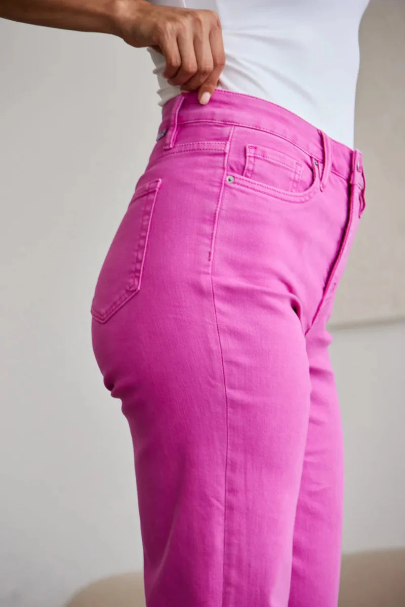 RFM Crop Chloe Full Size Tummy Control High Waist Jeans