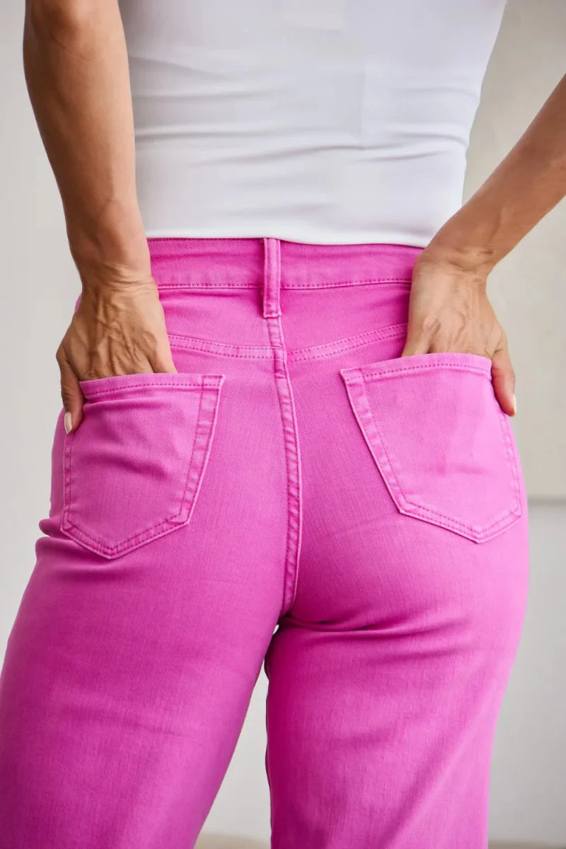 RFM Crop Chloe Full Size Tummy Control High Waist Jeans