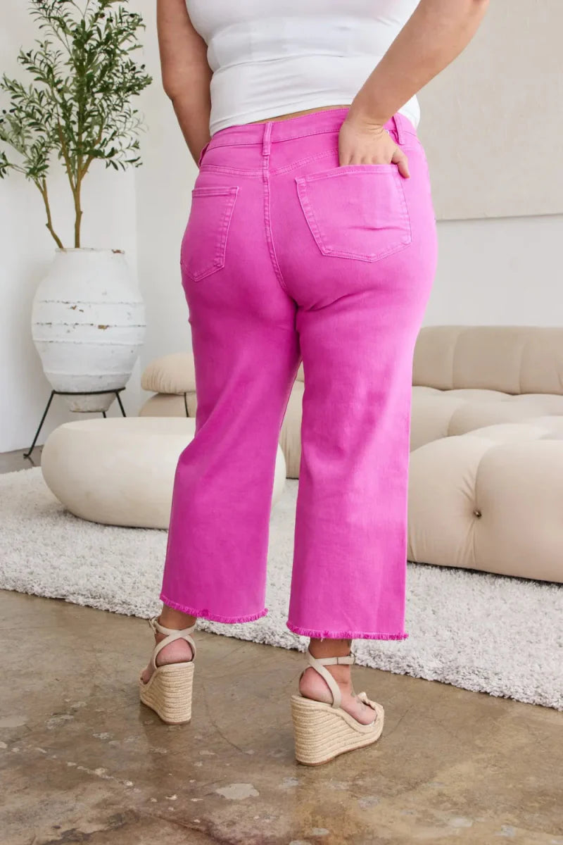 RFM Crop Chloe Full Size Tummy Control High Waist Jeans