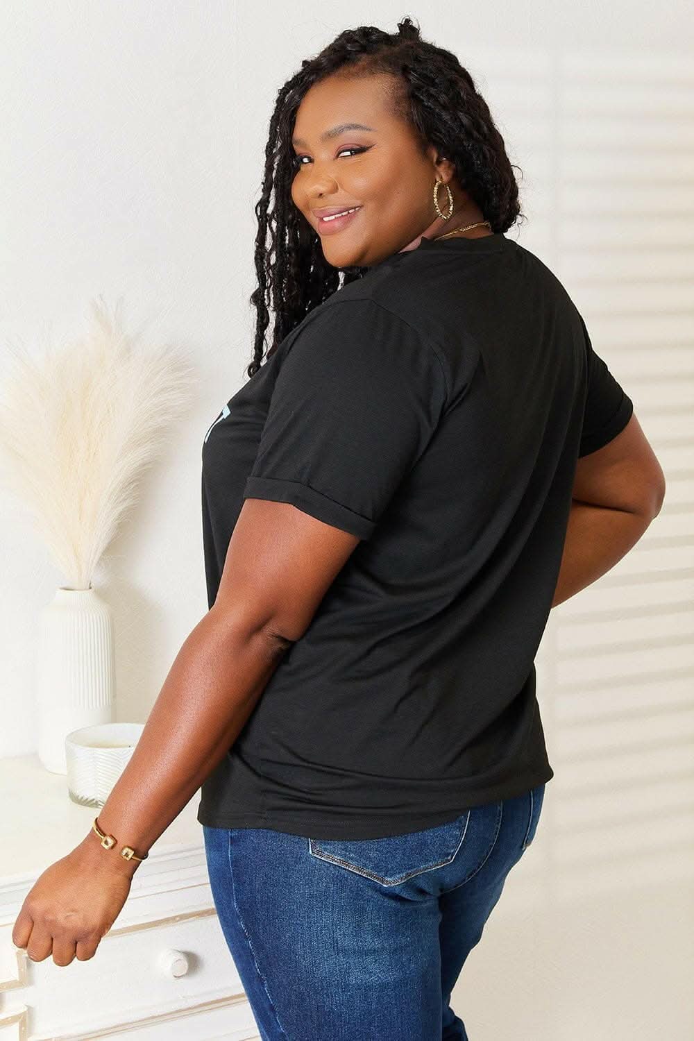 Simply Love Graphic Tee - Opaque, Stretchy & Comfortable