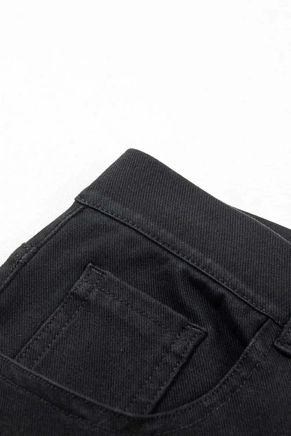 Premium High-waist jeans with pockets