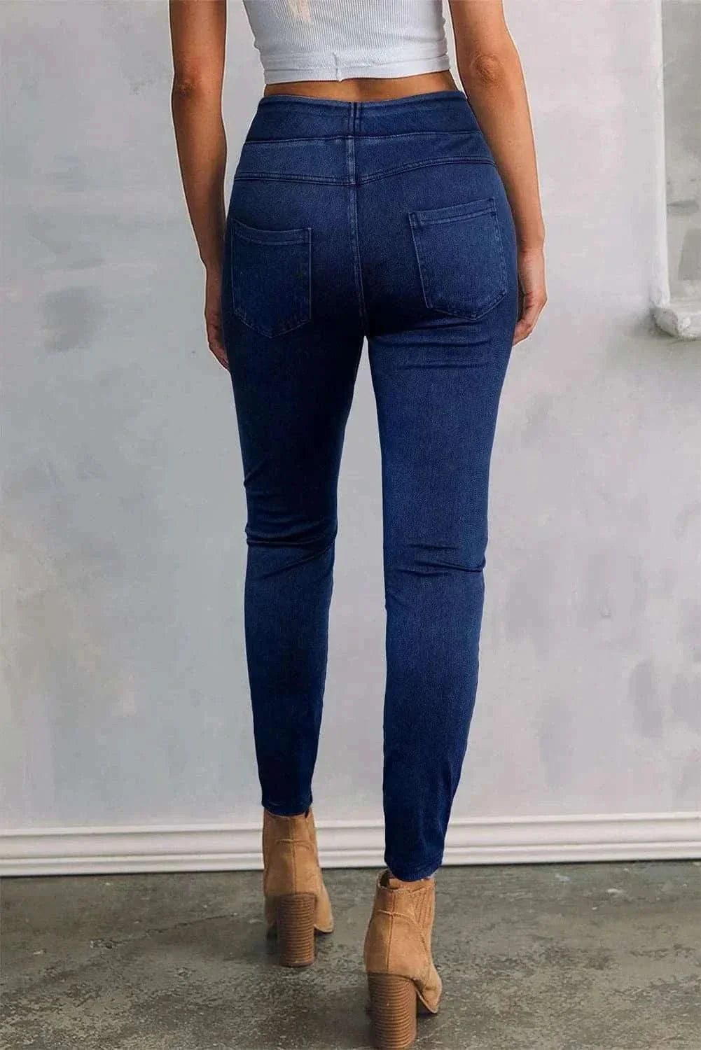 Skinny jeans with pockets - chic fit