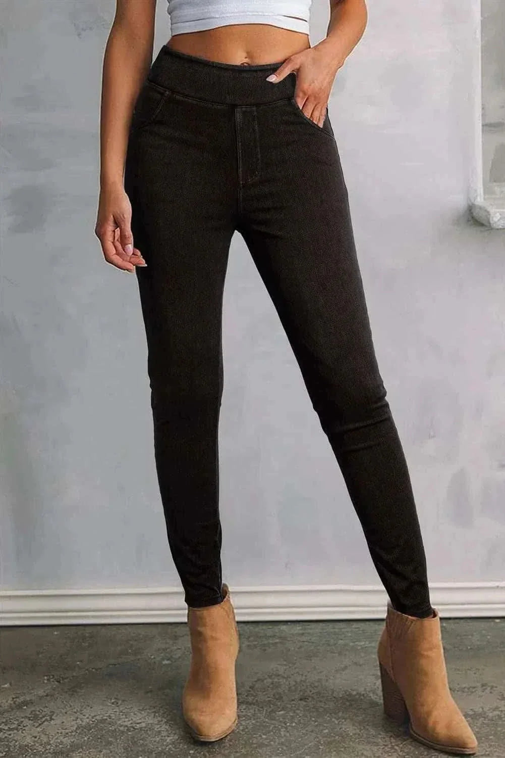 Skinny jeans with pockets - chic fit