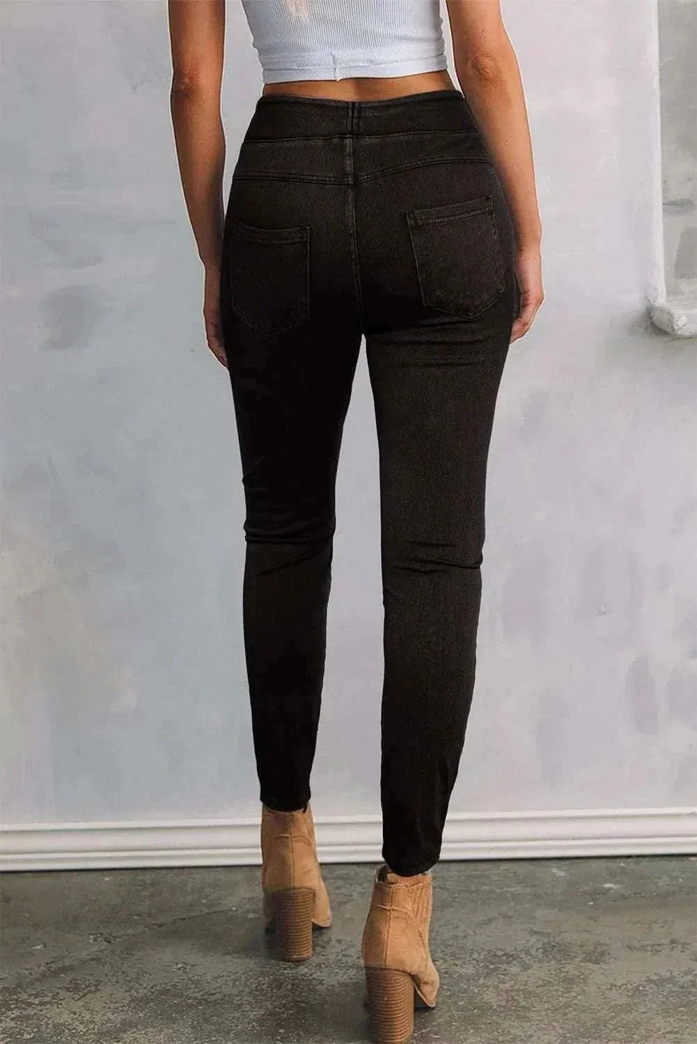 Skinny jeans with pockets - chic fit
