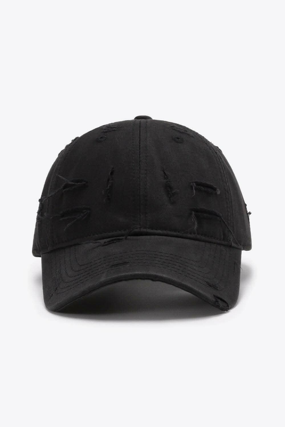 Trendy distressed baseball cap