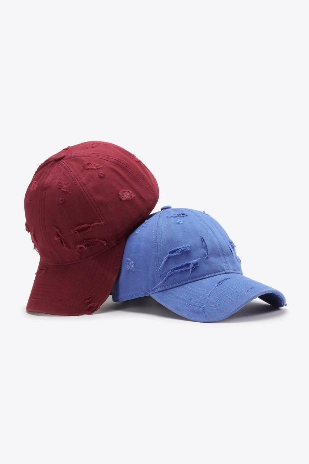 Trendy distressed baseball cap