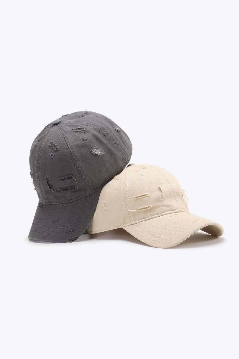 Trendy distressed baseball cap