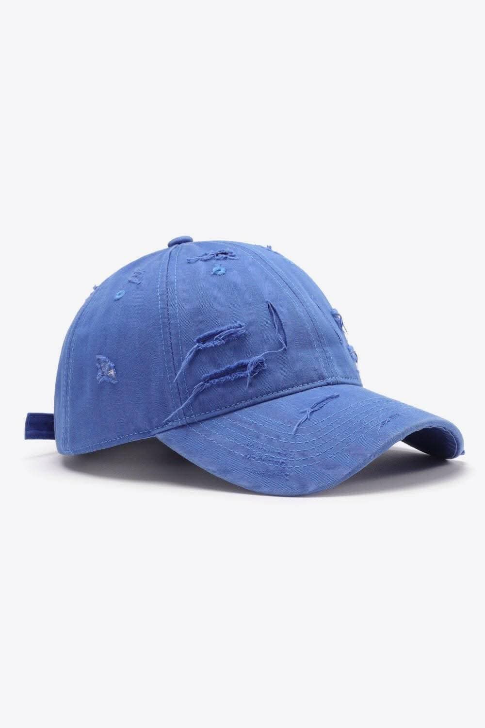 Trendy distressed baseball cap